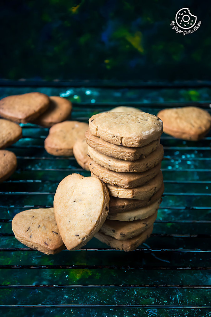 Image of Jeera Biscuits - Eggless Roasted Cumin Cookies Recipe