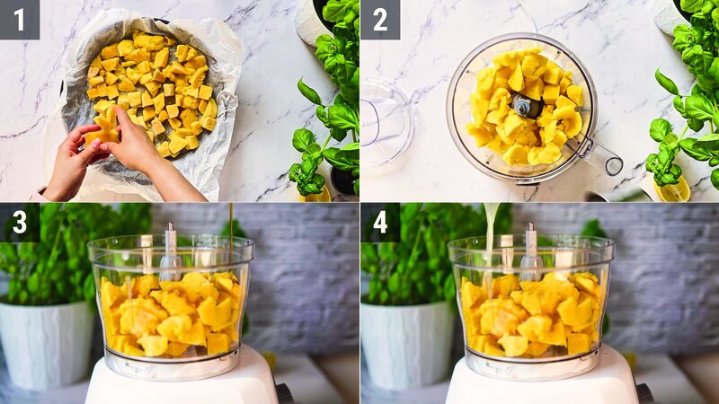Image of the recipe cooking step-1-2 for 3 Ingredient Mango Sorbet