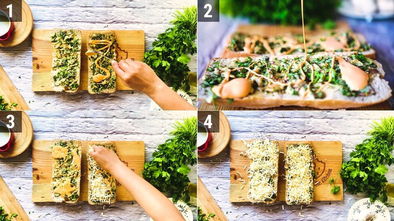 Image of the recipe cooking step-3-2 for Air Fryer Garlic Bread