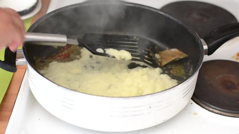 Image of the recipe cooking step-1-13 for Dhaba Style Dry Aloo Gobi - Potato and Cauliflower