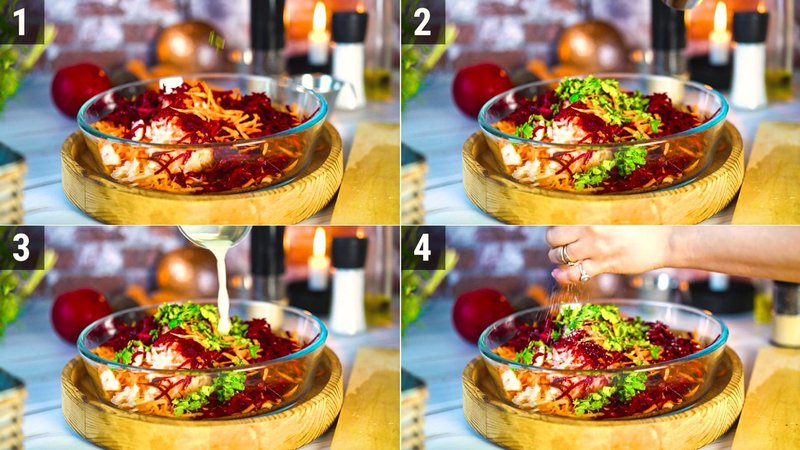 Image of the recipe cooking step-1-3 for Apple Beetroot Carrot Salad