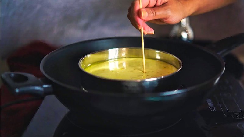 Image of the recipe cooking step-2-7 for Bhapa Doi