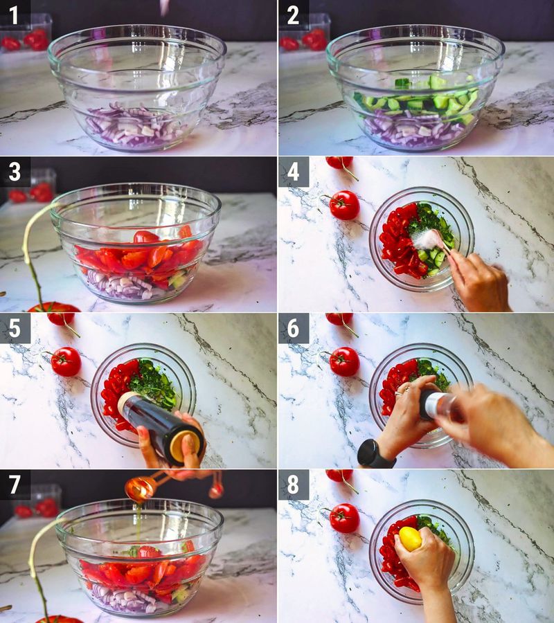 Image of the recipe cooking step-1-3 for Chickpea Salad