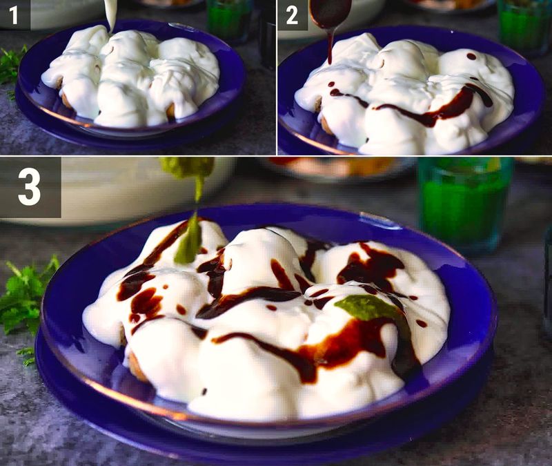 Image of the recipe cooking step-6-2 for Dahi Vada Recipe (Dahi Bhalla)