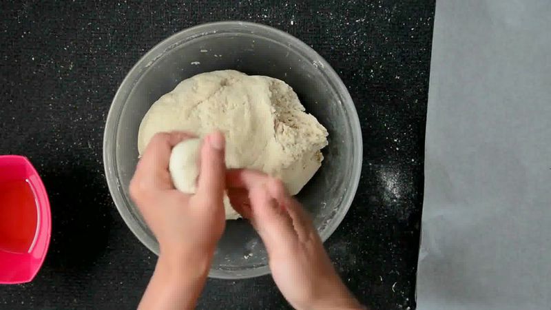 Image of the recipe cooking step-3-5 for Rajasthani Dal Baati Churma Recipe