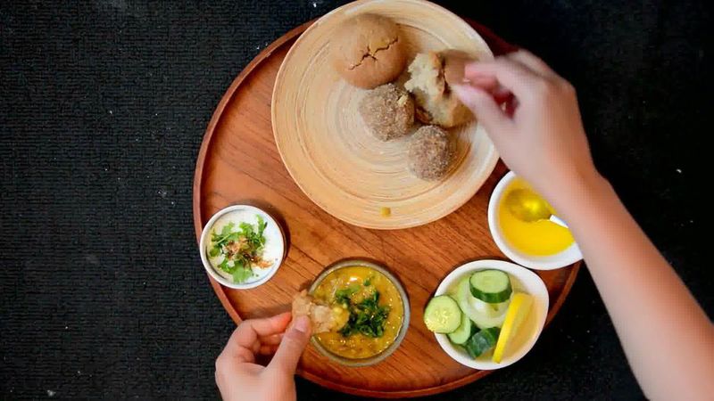 Image of the recipe cooking step-4-2 for Rajasthani Dal Baati Churma Recipe