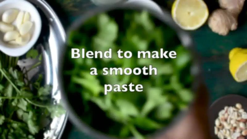 Image of the recipe cooking step-2-2 for Coriander Chutney – Hare Dhaniye Ki Chutney (3 Ways)