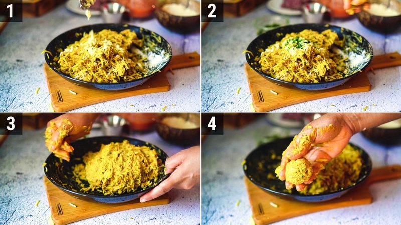 Image of the recipe cooking step-2-3 for Lauki Kofta Curry