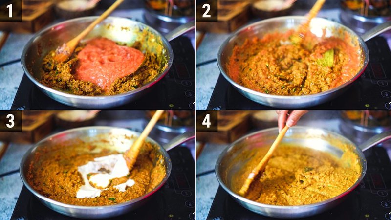 Image of the recipe cooking step-3-4 for Lauki Kofta Curry