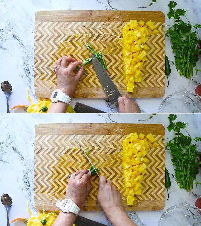 Image of the recipe cooking step-1-2 for Mango Salsa