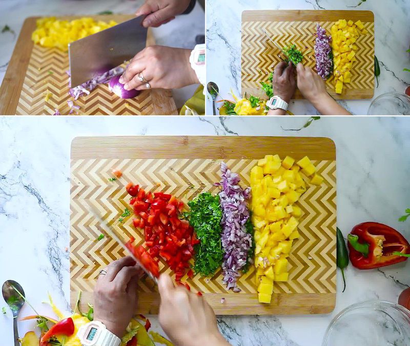 Image of the recipe cooking step-1-3 for Mango Salsa