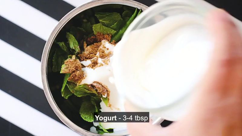 Image of the recipe cooking step-2-1 for Mint Coriander Chutney - 2 Ways