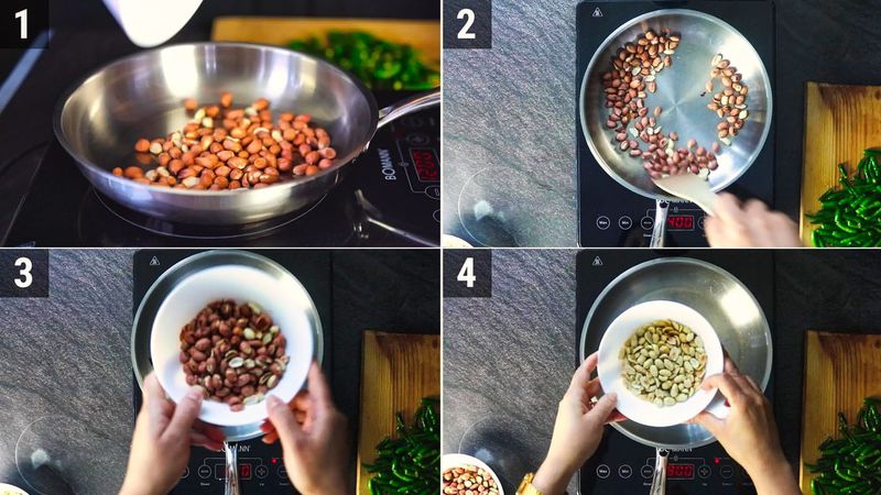 Image of the recipe cooking step-1-2 for Mirchi Ka Thecha