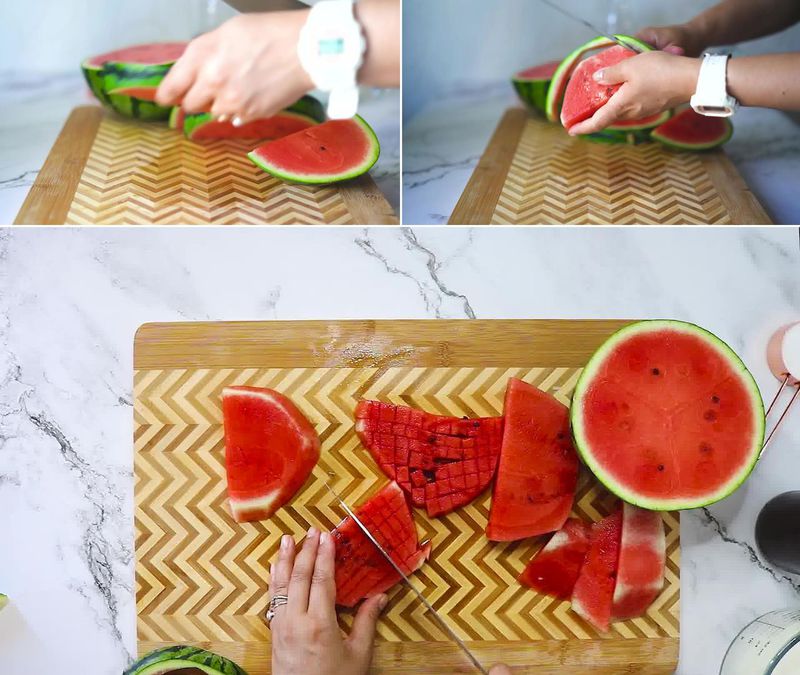 Image of the recipe cooking step-1-1 for Mohabbat Ka Sharbat - Watermelon Rose Drink