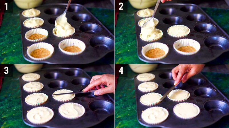 Image of the recipe cooking step-3-2 for Motichoor Cheesecake