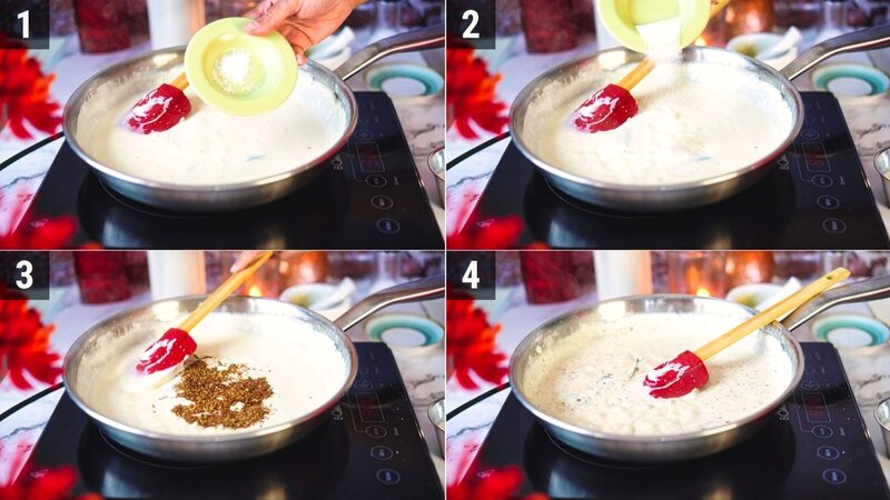Image of the recipe cooking step-6-4 for Paneer Yakhni