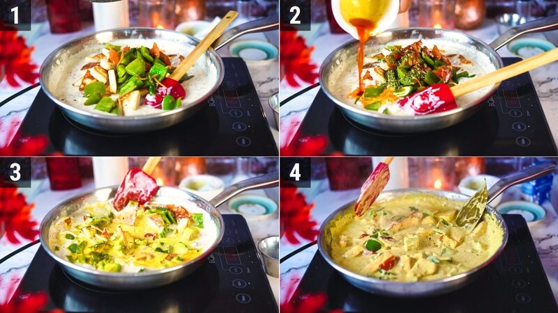 Image of the recipe cooking step-6-5 for Paneer Yakhni