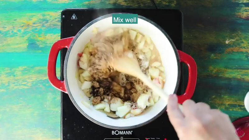 Image of the recipe cooking step-2-10 for Peach Chutney