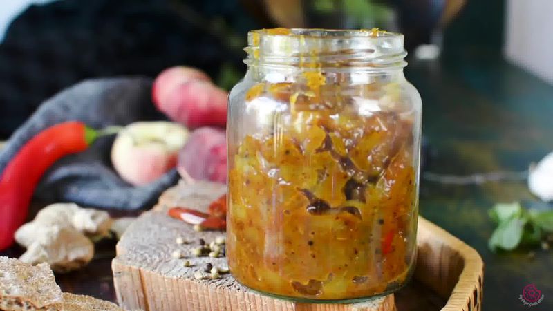 Image of the recipe cooking step-3-1 for Peach Chutney