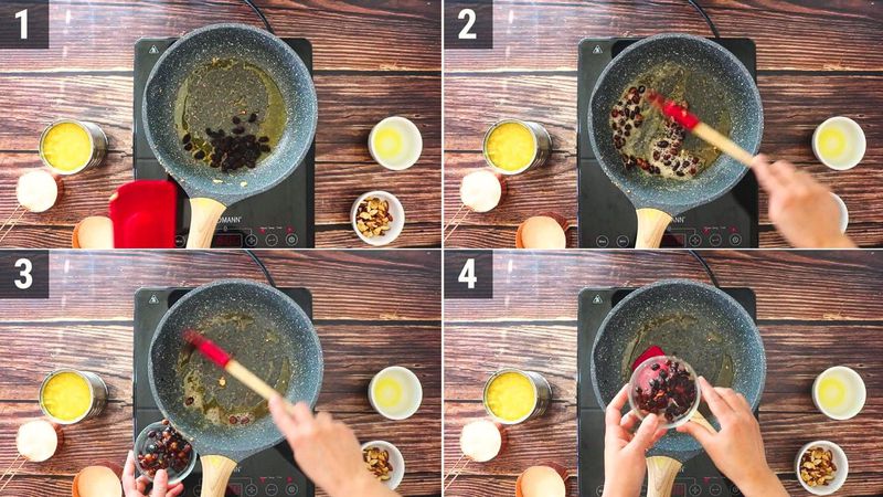 Image of the recipe cooking step-1-2 for Pineapple Ladoo