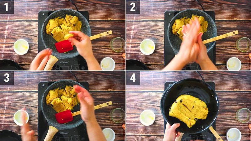 Image of the recipe cooking step-1-6 for Pineapple Ladoo