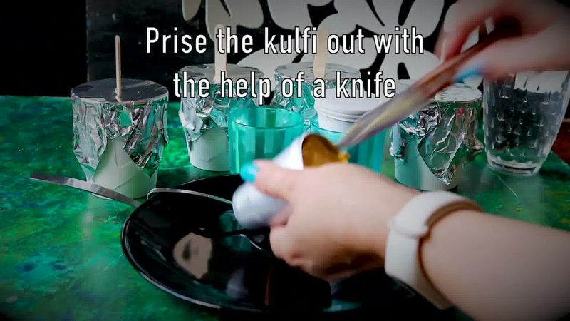 Image of the recipe cooking step-3-4 for Mango Kulfi Recipe (Quick, No Cook)