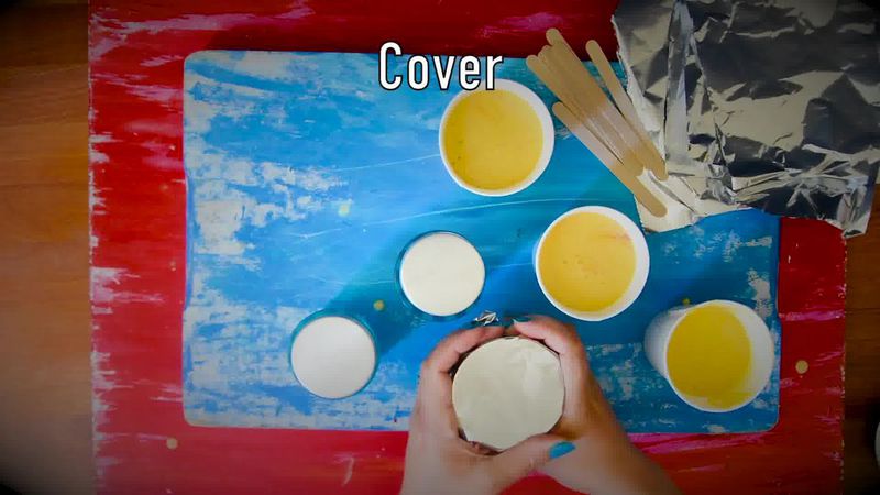 Image of the recipe cooking step-4-1 for Mango Kulfi Recipe (Quick, No Cook)