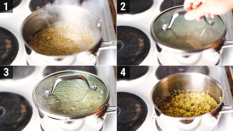 Image of the recipe cooking step-1-2 for Quinoa Salad
