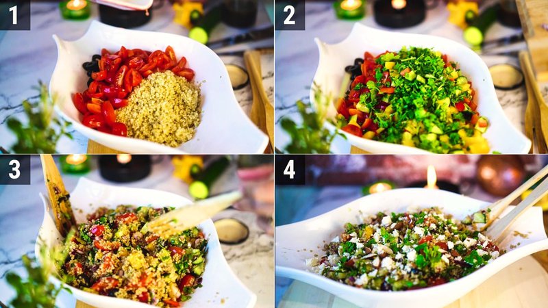 Image of the recipe cooking step-4-1 for Quinoa Salad