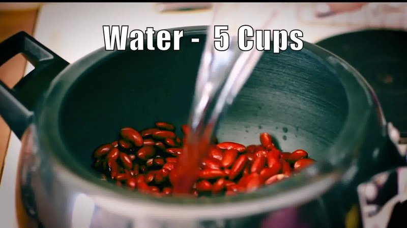 Image of the recipe cooking step-1-3 for Rajma Masala - Kidney Beans Curry