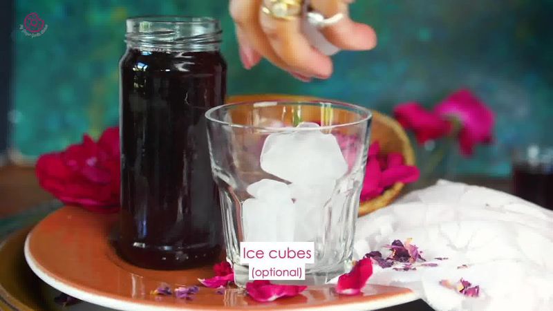 Image of the recipe cooking step-3-1 for How to make Rose Syrup