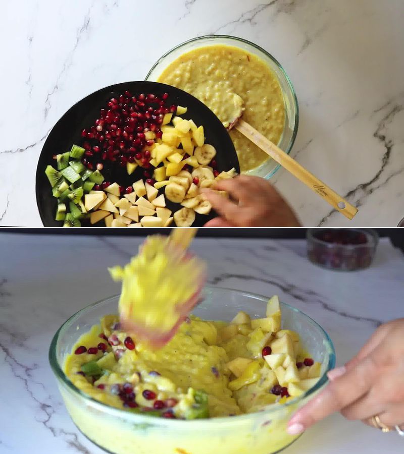 Image of the recipe cooking step-1-10 for Sago Fruit Custard (Sabudana Fruit Custard)