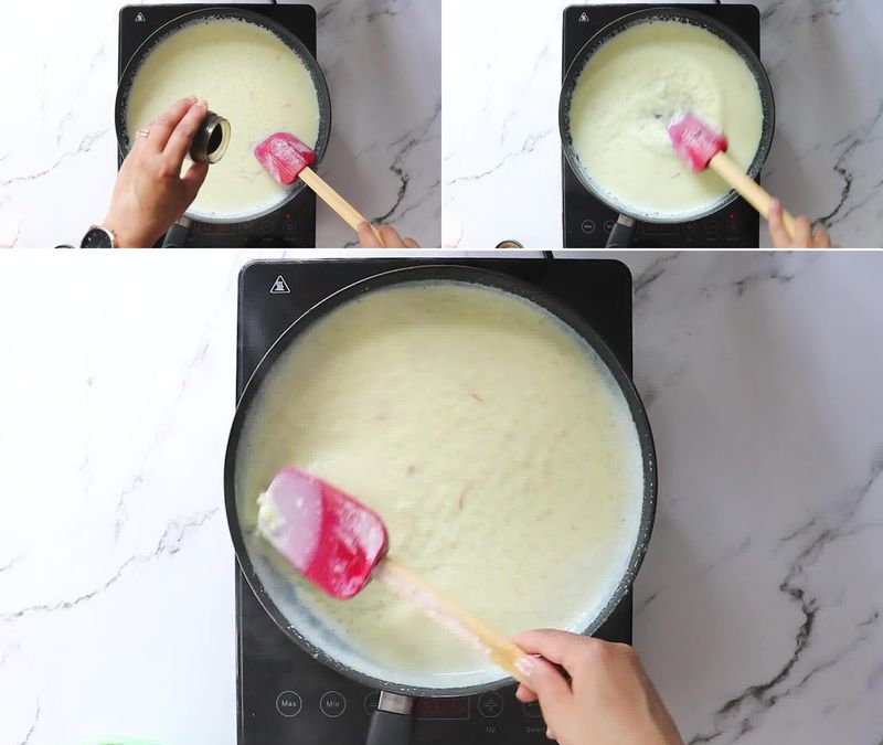 Image of the recipe cooking step-1-5 for Sago Fruit Custard (Sabudana Fruit Custard)