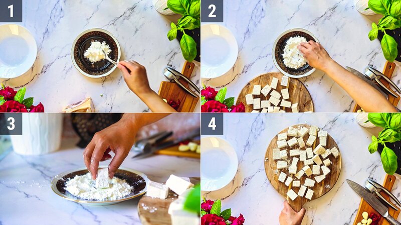 Image of the recipe cooking step-1-2 for Soy Garlic Tofu