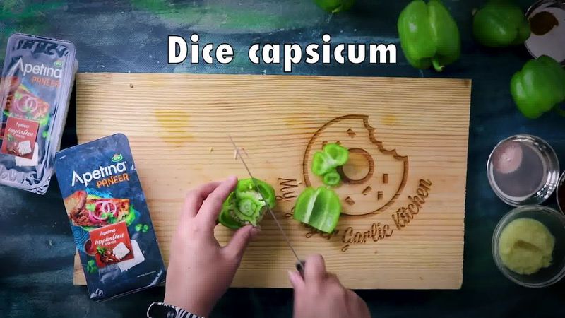 Image of the recipe cooking step-1-3 for Paneer Tikka