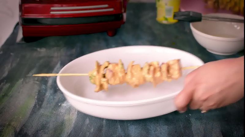 Image of the recipe cooking step-4-1 for Paneer Tikka