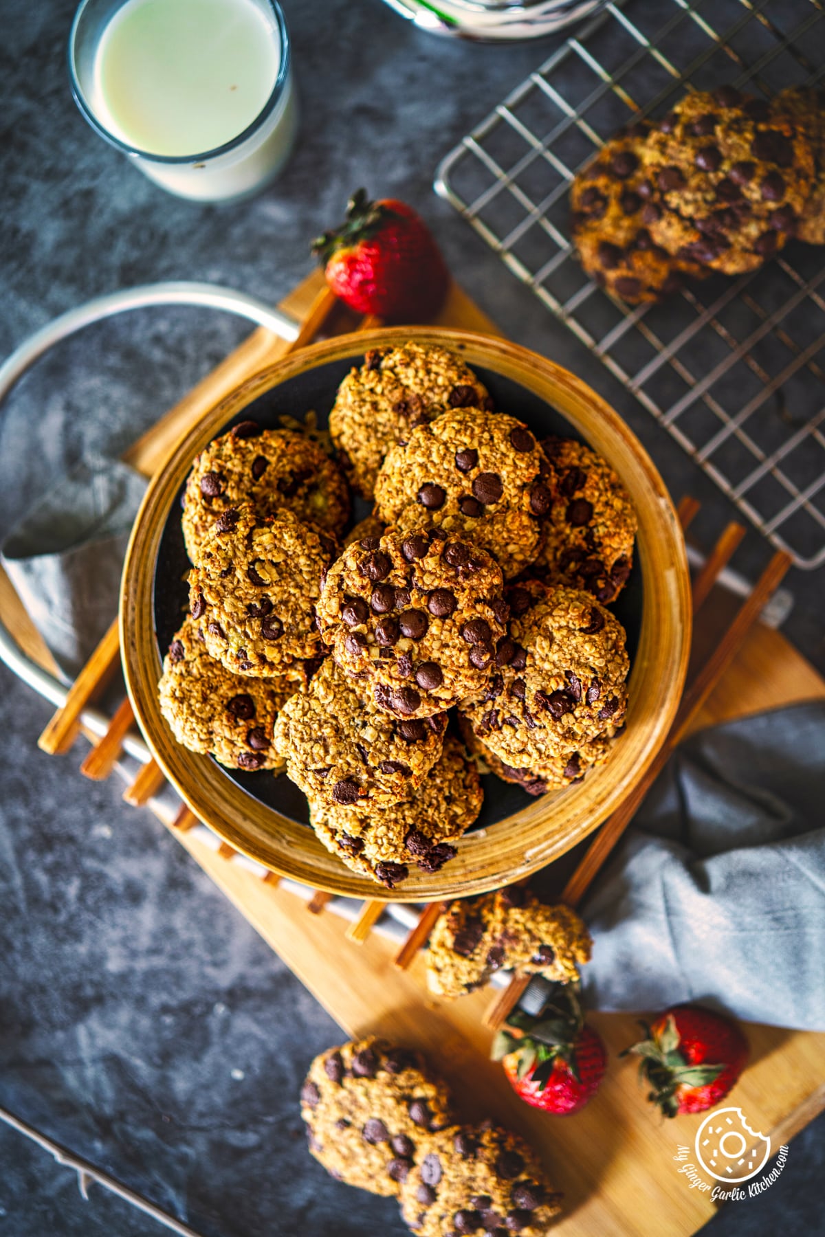 Image of Peanut Butter Banana Oatmeal Cookies