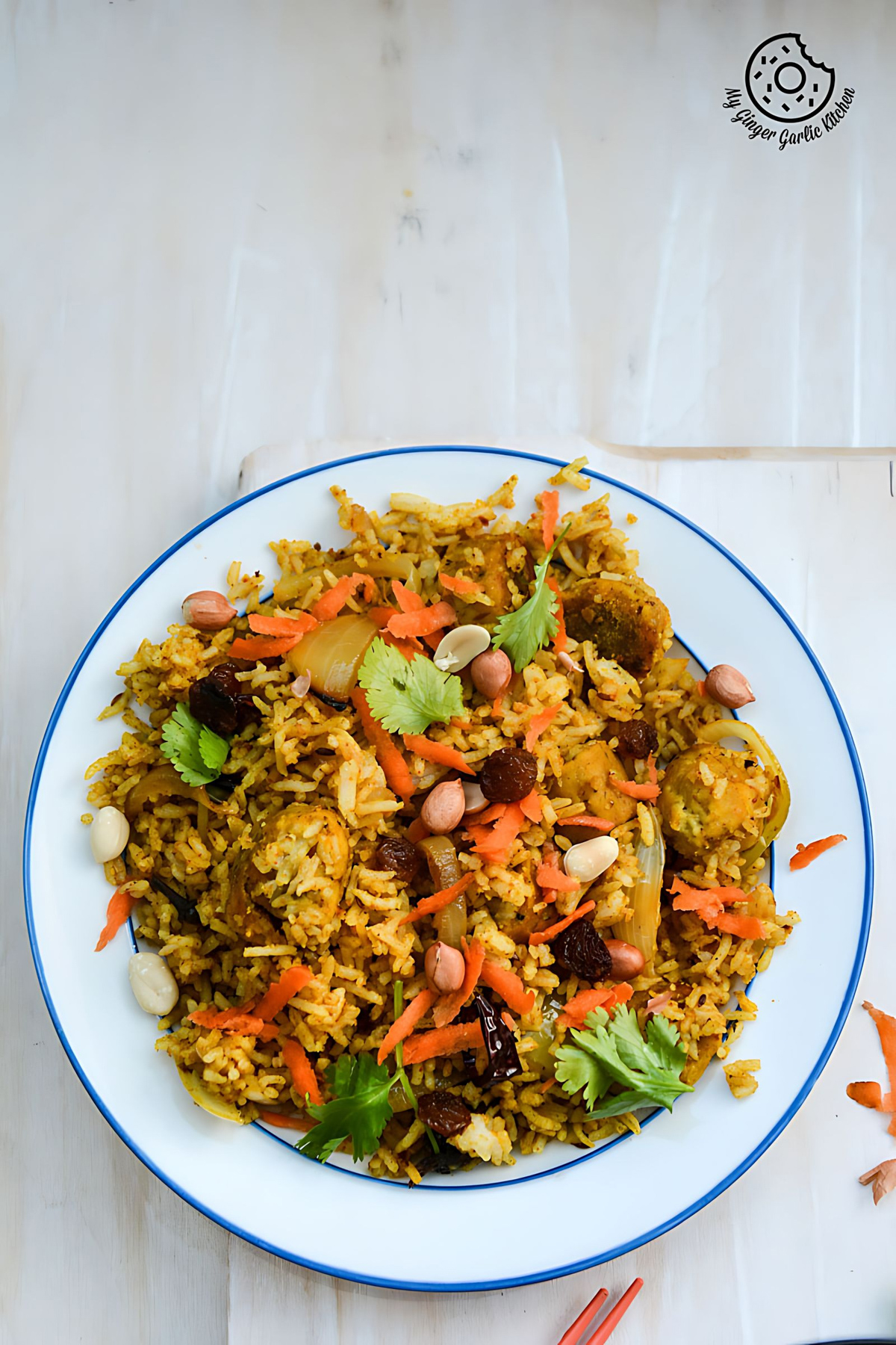 Image of Royal Rajasthani Gatta Pulav Recipe - Gatta Pulao